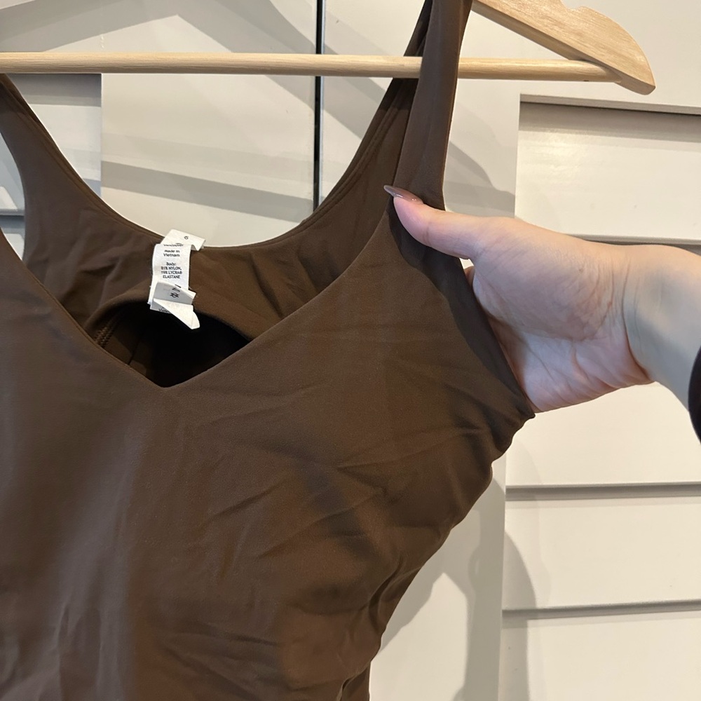 Lululemon NEW Align Bodysuit in Java Size 6 - Picture 5 of 12